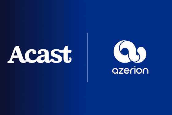 Azerion wird Agenturen und Marken bei Audiowerbekampagnen im Podcast-Netzwerk von Acast betreuen